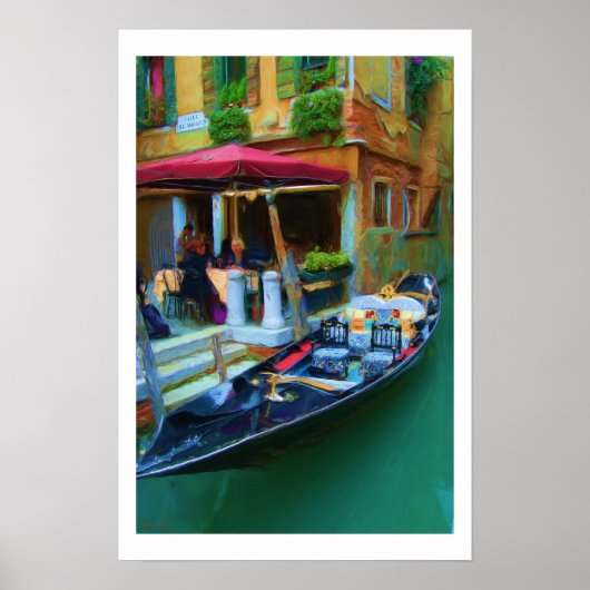 Poster de la Gondola Venice Italie (Devant)
