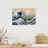Poster de la Grande Vague au large de Kanagawa (Cuisine)