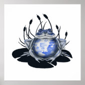 Poster de la grenouille bleue Willow (Devant)