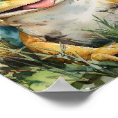 Poster de la grenouille mignonne - Whimssore Cotta (Coin)