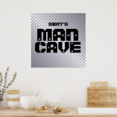Poster de la grotte de l'homme en plaque de diaman (Cuisine)