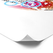 Poster de la guitare ailée (Coin)