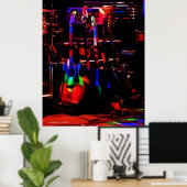 Poster de la guitare arc-en-ciel (Bureau à domicile)