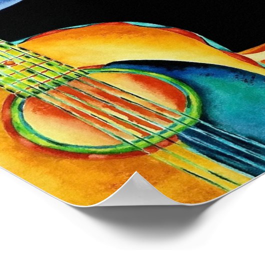 Poster de la Guitare d'été (Coin)