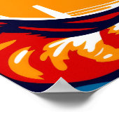 Poster de la guitare en plein air (Coin)