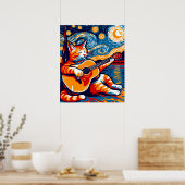 Poster de la guitare en plein air (Cuisine)