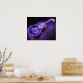 Poster de la Guitare Neon (Cuisine)
