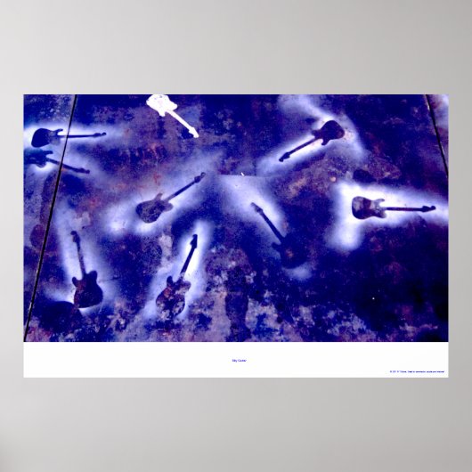 Poster de la Guitare Sky (Devant)