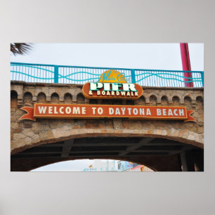 Poster de la jetée principale de Daytona Beach