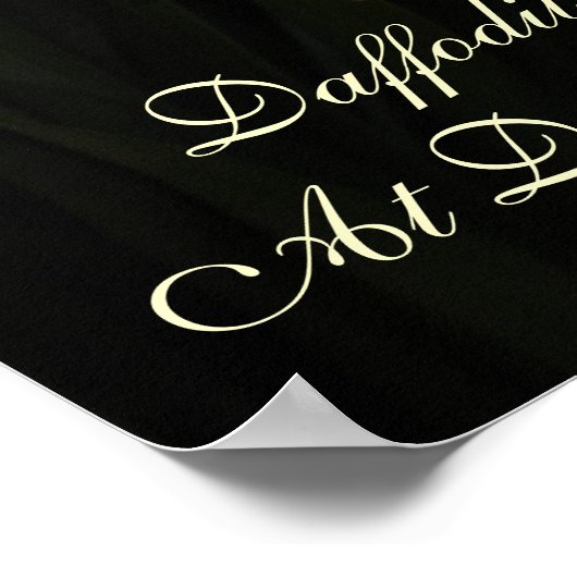 Poster de la jonquille à l'aube (Coin)