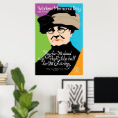 Poster de la Journée commémorative des travailleur (Bureau à domicile)