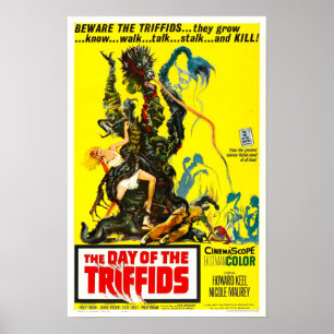 Poster de la Journée des Triffids Vintage Movie