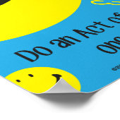 Poster de la Journée mondiale du sourire 12x16 (Coin)