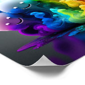 Poster de la lampe à lave arc-en-ciel (Coin)