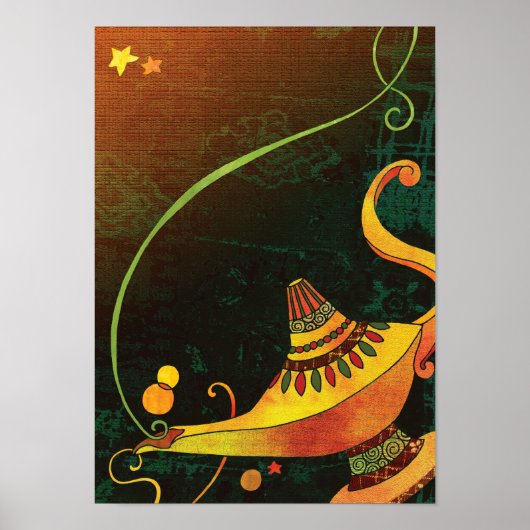 Poster de la lampe de Genie (Devant)