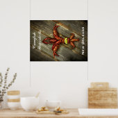 Poster de la langouste Fleur-De-Lis (Cuisine)