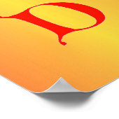 Poster de la lettre D (Coin)