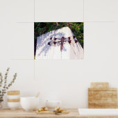 Poster de la libellule ailée tachetée (Cuisine)