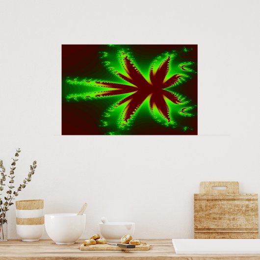 Poster de la libellule en flammes (Cuisine)