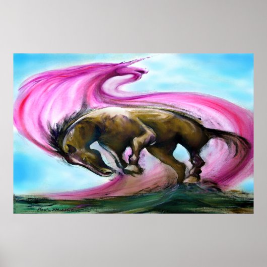 Poster de la licorne (Devant)