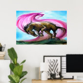 Poster de la licorne (Bureau à domicile)