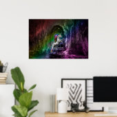 Poster de la licorne arc-en-ciel (Bureau à domicile)