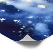 Poster de la licorne bleue (Coin)