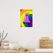 Poster de la licorne Cute Scruffy (Cuisine)