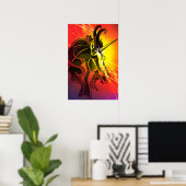 Poster de la licorne magique (Bureau à domicile)