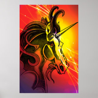 Poster de la licorne magique