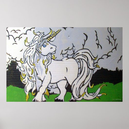 Poster de la licorne magique (Devant)