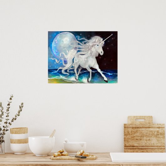 Poster de la licorne Moonlight (Cuisine)
