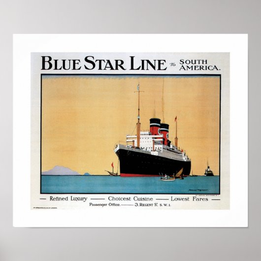 Poster de la ligne Blue Star (Devant)
