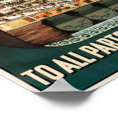 Poster de la ligne Cunard (à toutes les parties du (Coin)