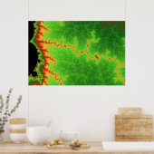 Poster de la ligne de faille verte (Cuisine)