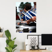 Poster de la ligne de tambour (Bureau à domicile)