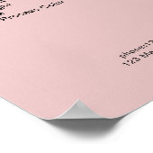 Poster de la liste de prix Simpel Pimk Blush (Coin)