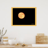Poster de la lune de récolte complète (Cuisine)