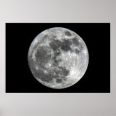 Poster de la lune de super lune (Devant)