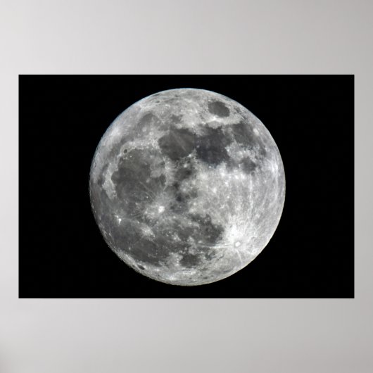 Poster de la lune de super lune (Devant)