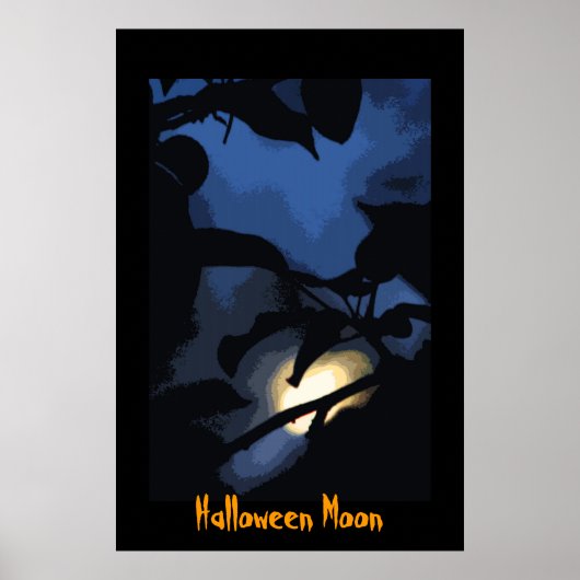 Poster de la Lune d'Halloween (Devant)