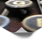 Poster de la machine à écrire impériale antique (Coin)