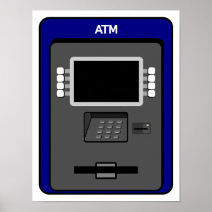Poster de la machine ATM
