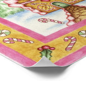 Poster de la maison de coeur en pain d'épices (Coin)