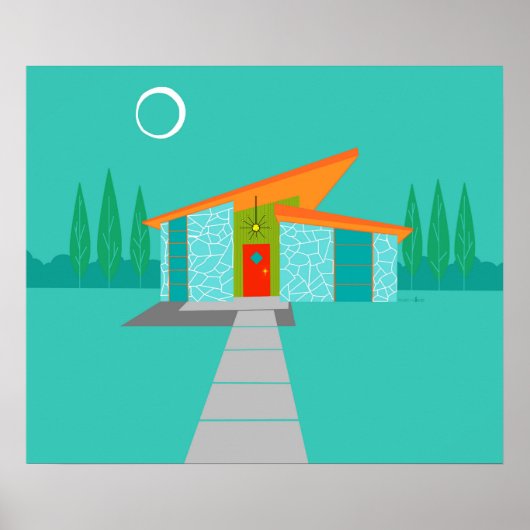 Poster de la maison de dessin de l'ère spatiale (Devant)