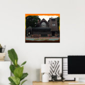 Poster de la maison de sorcières Salem (Bureau à domicile)