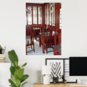 Poster de la maison de thé (Bureau à domicile)