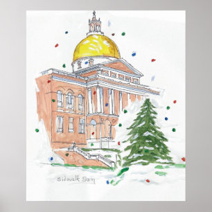 Poster de la Maison d'État du Massachusetts