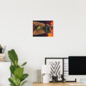 Poster de la maman de chat noir (Bureau à domicile)