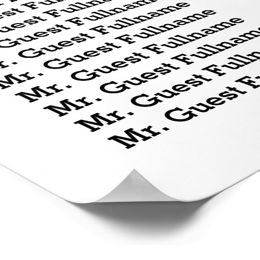 Poster de la mariée Halloween Tableau de siège Mar (Coin)